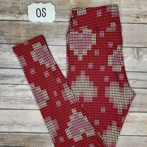 OS LuLaRoe Valentine Leggings